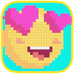Emoji Color by Number Pixel Art  Drawing Book free for PC