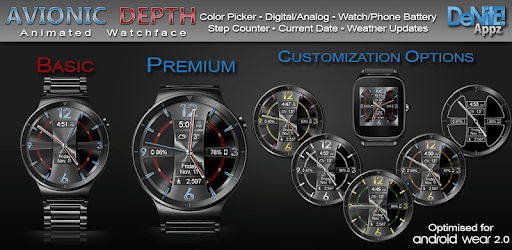 Avionic Depth HD WatchFace Widget & Live Wallpaper PC screenshot