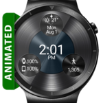 Black Metal 2 HD WatchFace Widget & Live Wallpaper icon