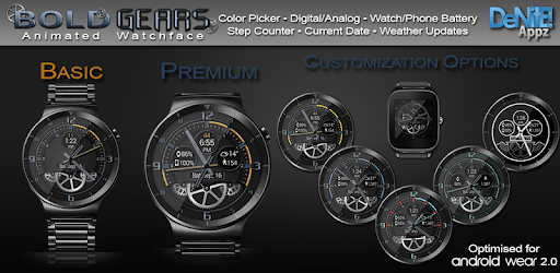 Bold Gears HD Watch Face Widget & Live Wallpaper PC screenshot