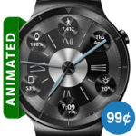 Brushed Metal HD Watch Face & Clock Widget icon