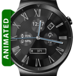 Classic Black HD WatchFace Widget & Live Wallpaper icon
