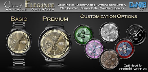 Classy Elegance HD WatchFace Widget Live Wallpaper PC screenshot