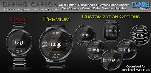 Daring Carbon HD WatchFace Widget Live Wallpaper PC screenshot Daring Carbon HD WatchFace Widget Live Wallpaper PC screenshot