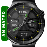 Daring Graphite HD WatchFace Widget Live Wallpaper icon