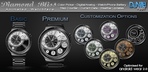Diamond Bliss HD WatchFace Widget & Live Wallpaper PC screenshot