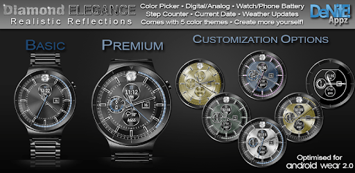 Diamond Elegance HD WatchFace Widget LiveWallpaper PC screenshot Diamond Elegance HD WatchFace Widget LiveWallpaper PC screenshot