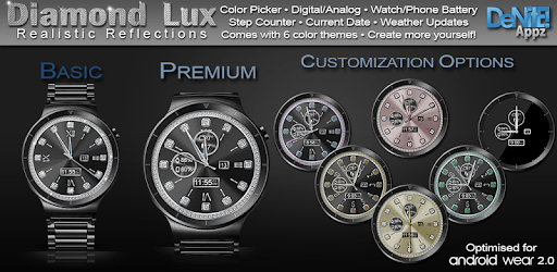 Diamond Lux HD Watch Face Widget & Live Wallpaper PC screenshot