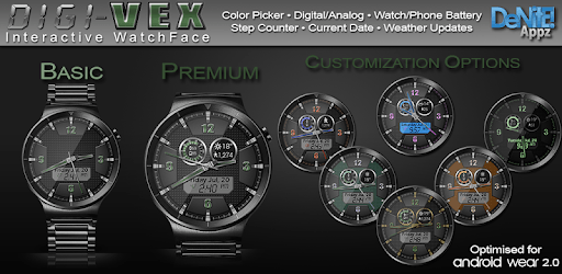 Digi-Vex HD Watch Face Widget & Live Wallpaper PC screenshot Digi-Vex HD Watch Face Widget & Live Wallpaper PC screenshot