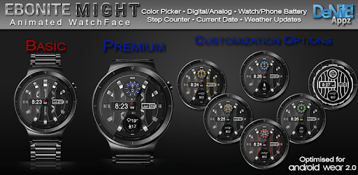 Ebonite Might HD WatchFace Widget & Live Wallpaper PC screenshot Ebonite Might HD WatchFace Widget & Live Wallpaper PC screenshot