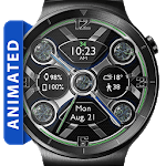 Electro Plasma HD Watch Face Widget Live Wallpaper icon