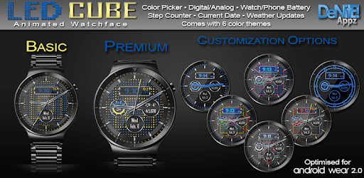 LED Cube HD Watch Face Widget & Live Wallpaper PC screenshot LED Cube HD Watch Face Widget & Live Wallpaper PC screenshot
