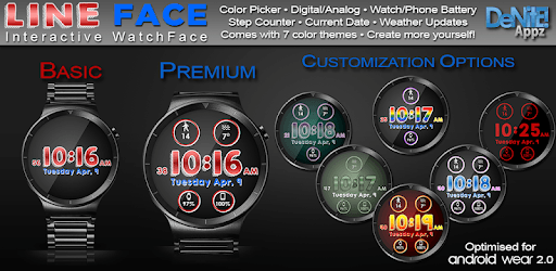 Line Face HD Watch Face Widget & Live Wallpaper PC screenshot Line Face HD Watch Face Widget & Live Wallpaper PC screenshot
