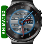 Metal Glow HD Watch Face Widget & Live Wallpaper icon
