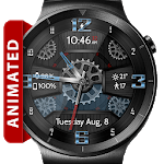 Wooden Gears HD Watch Face Widget & Live Wallpaper icon