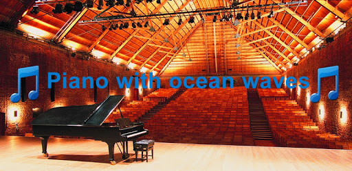 Piano with ocean waves PC screenshot