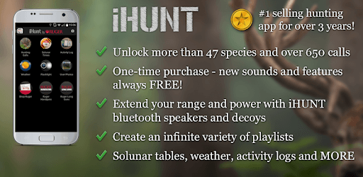 iHunt 750 - Hunting Calls & Solunar Tables PC screenshot