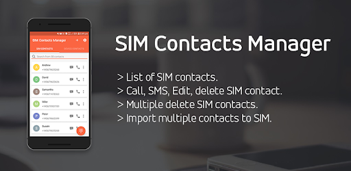 SIM Contacts Manager PC screenshot