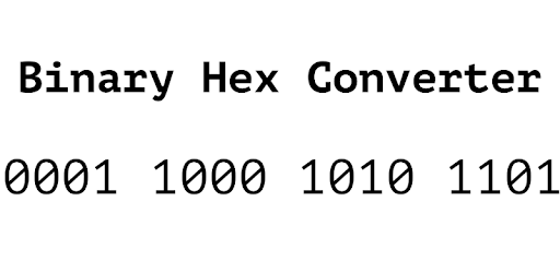 Binary Hex Converter PC screenshot