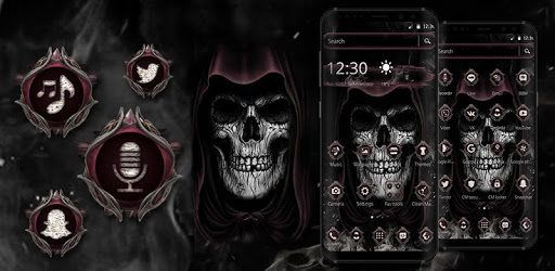 Devil Dark Skull Theme PC screenshot