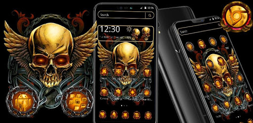 Golden Devil Skull Theme PC screenshot Golden Devil Skull Theme PC screenshot