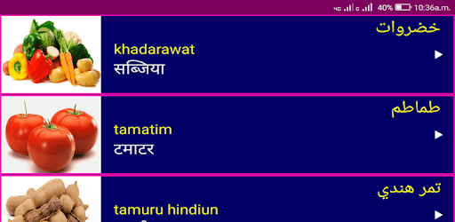 Learn Arabic From Hindi PC screenshot