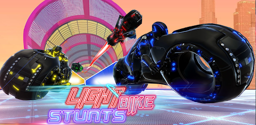 Tron Bike Stunt Racing 3d Stunt Bike Racing Games PC screenshot