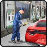 Gas Station Car Mechanic icon