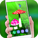 Mushroom Live Wallpaper 2018 : 3D Butterfly Free icon