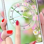 Flower Clock Live Wallpaper 2018: Luxury Watch 3D icon