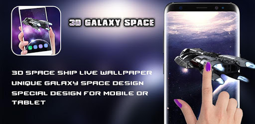 Galaxy Space Live Wallpaper 2018: 3D Backgrounds PC screenshot