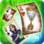 Shadow Kingdom Solitaire. Adventure of princess icon