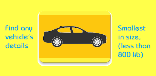 Vehicle registration details PC screenshot