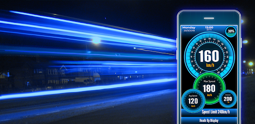 HUD Speedometer Digital: GPS, Speed Limit Widget PC screenshot