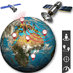 GPS Live Map Navigation - Earth Satellite View icon