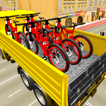 Bicycle Transport Truck Driver 3D icon