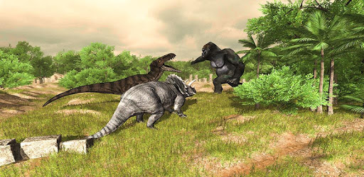 Angry gorilla vs Dinosaur: Wild Jungle Battle PC screenshot