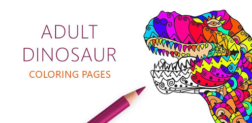 Adult Dinosaur Coloring Pages PC screenshot