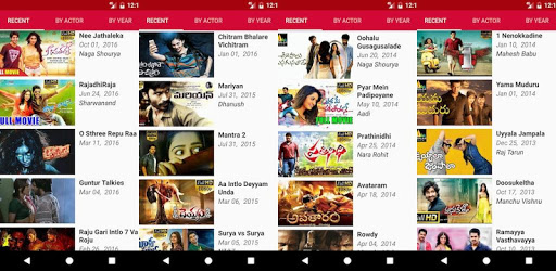 Free Telugu Movies PC screenshot Free Telugu Movies PC screenshot