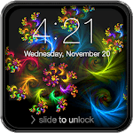 3D Neon Lock Screen icon