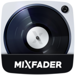 Mixfader dj - digital vinyl icon