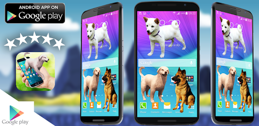 Dog on Screen Cute Dog Run in Phone Joke PC screenshot Dog on Screen Cute Dog Run in Phone Joke PC screenshot