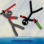 Stickman Fighting games - 2 player Warriors Games icon