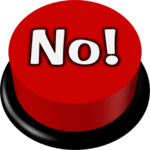 No Button icon