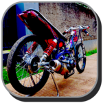 Design Motorcycle Drag Racing icon