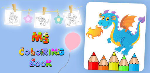 Dragon Coloring Book PC screenshot