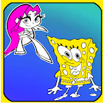 coloring cartoon - color you best cartoon icon