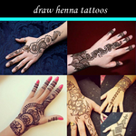 draw henna tattoos icon