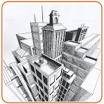 Drawing Perspective Building Ideas icon