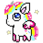 Unicorn: Color by Number, Pixel Art Color Number icon